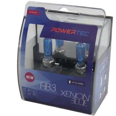 Set 2 Buc Bec M-Tech HB3 P20D 12V Xenon Blue PTZXBHB3-DUO